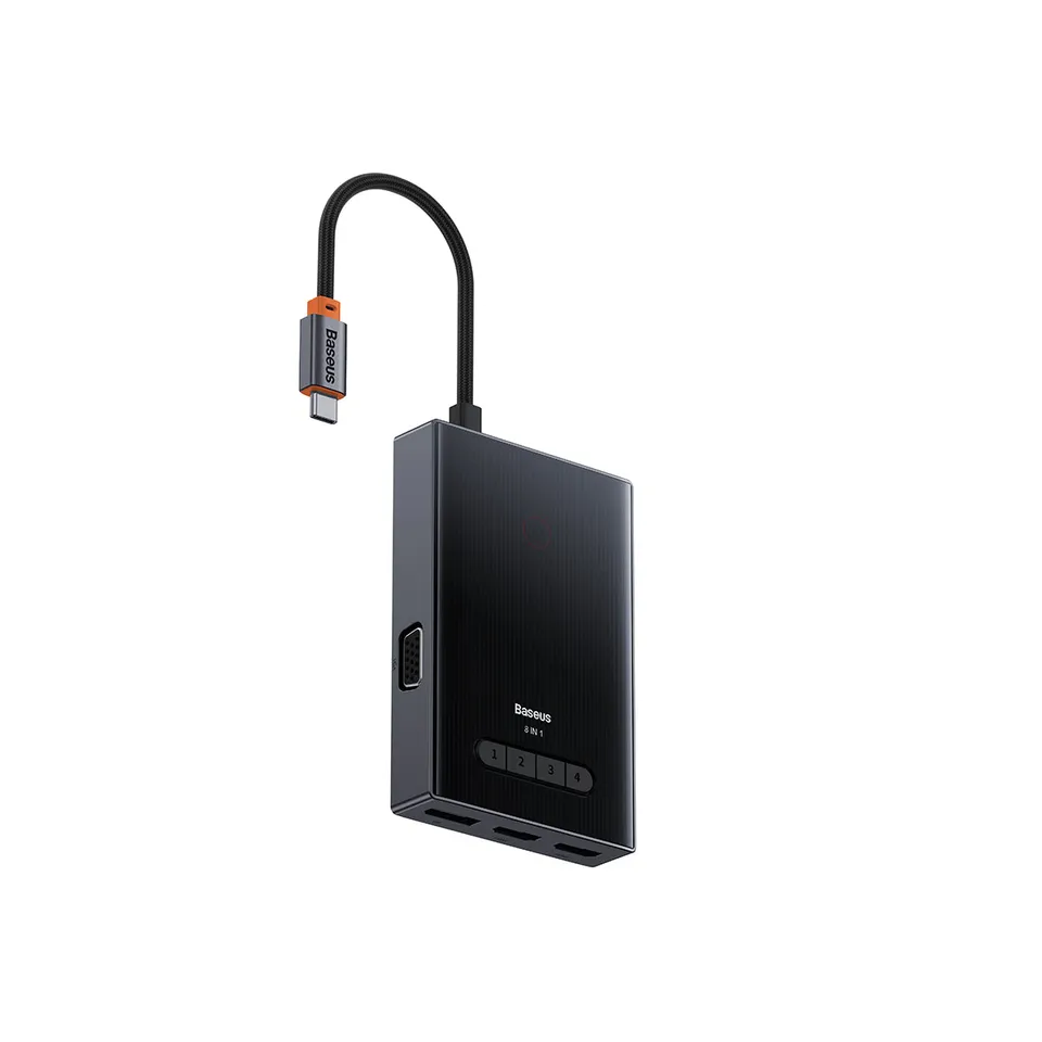baseus-pioneerjoy-8-in-1-usb-c-hub-with-sd-card-reader image 1