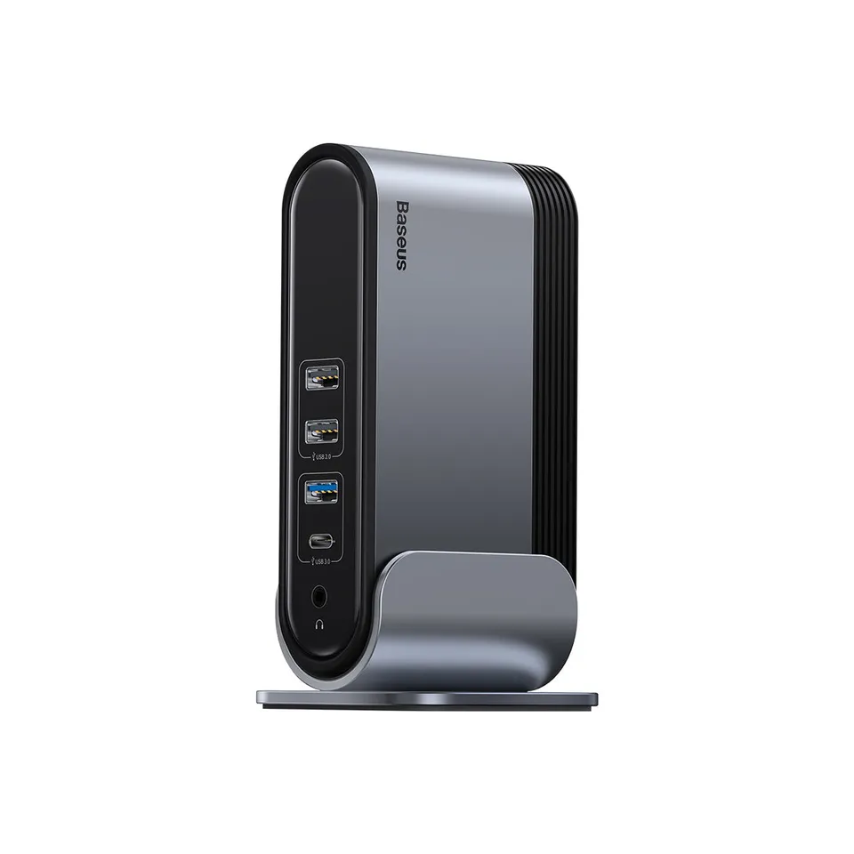 baseus-14-in-1-docking-station-with-triple-4k-monitor-support-for-usb-c-laptops image 1
