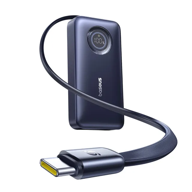 baseus-enercore-cr11-10000mah-45w-power-bank-with-retractable-usb-c-cable image 1
