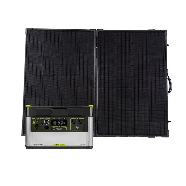 goal-zero-yeti-1000x-boulder-200-briefcase-solar-generator-kit image 1