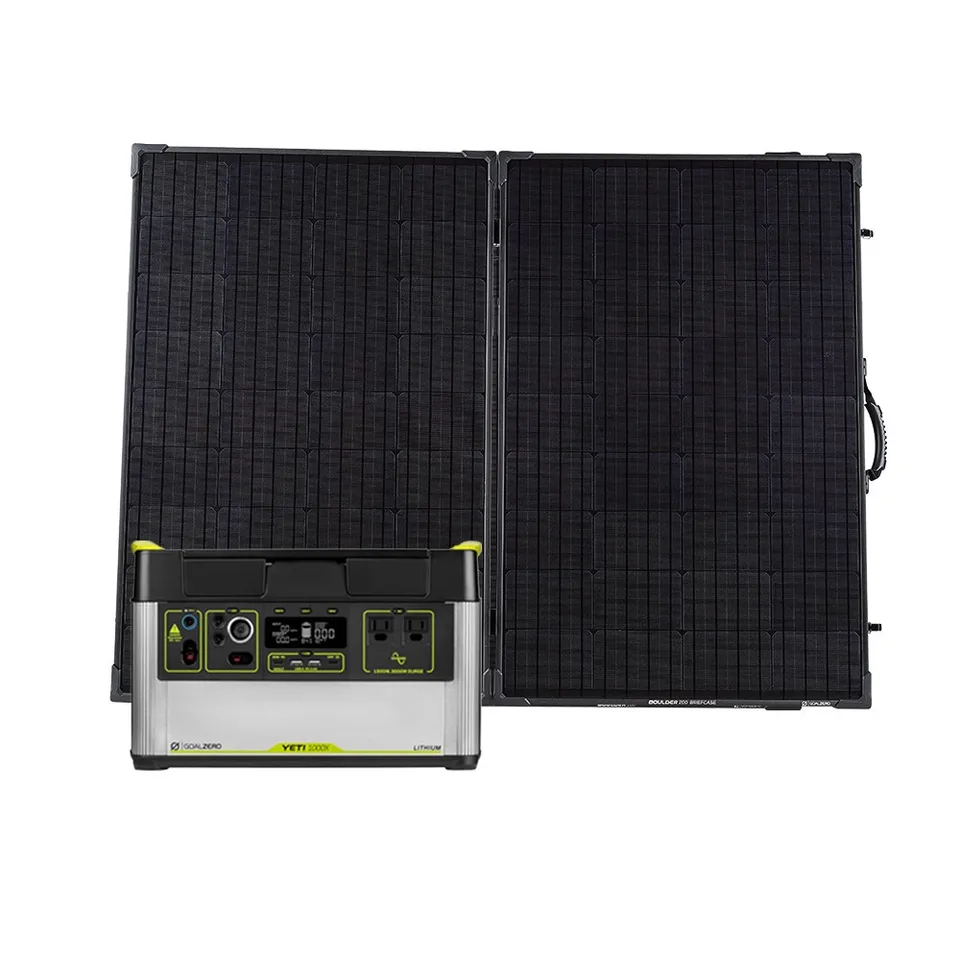 goal-zero-yeti-1000x-boulder-200-briefcase-solar-generator-kit image 1