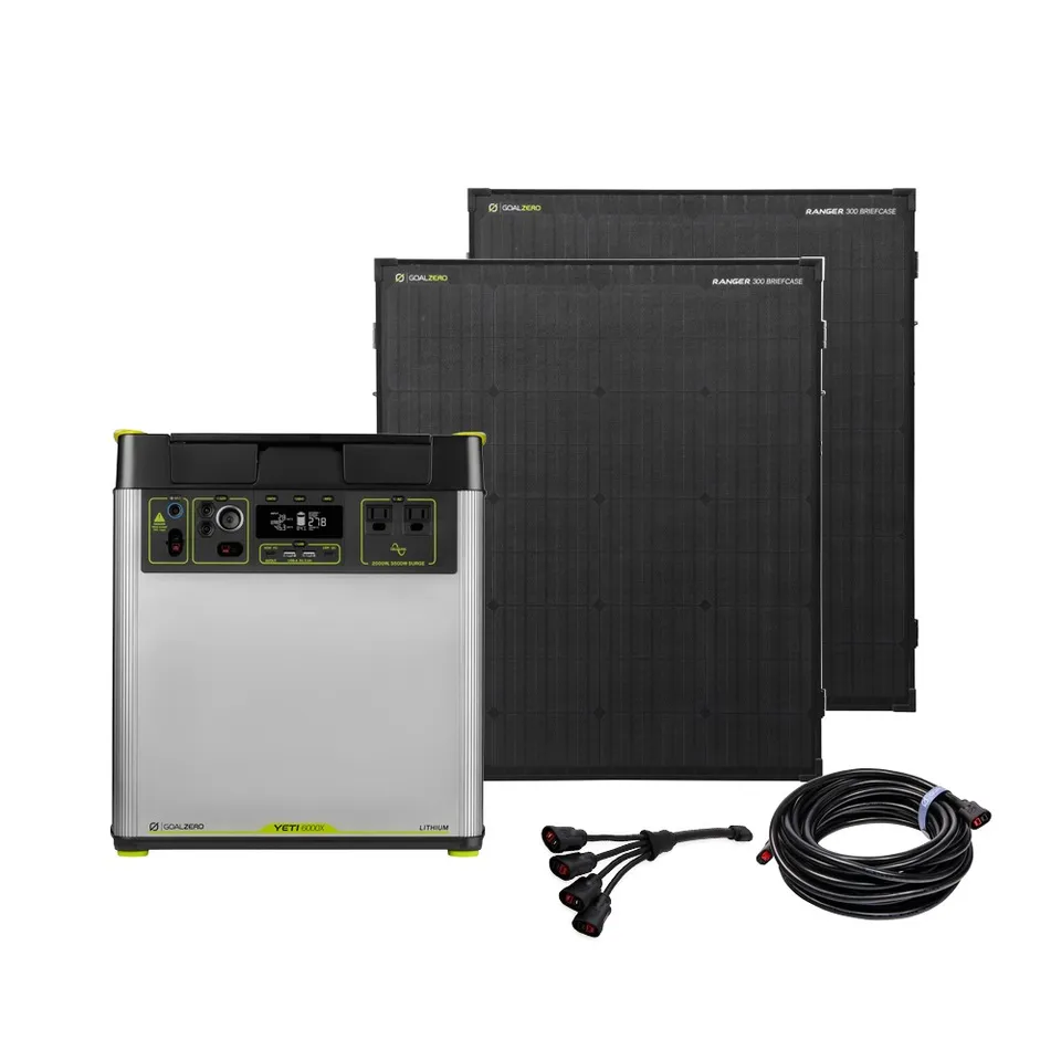 goal-zero-yeti-6000x-2-ranger-300-briefcase-solar-generator-kit image 1