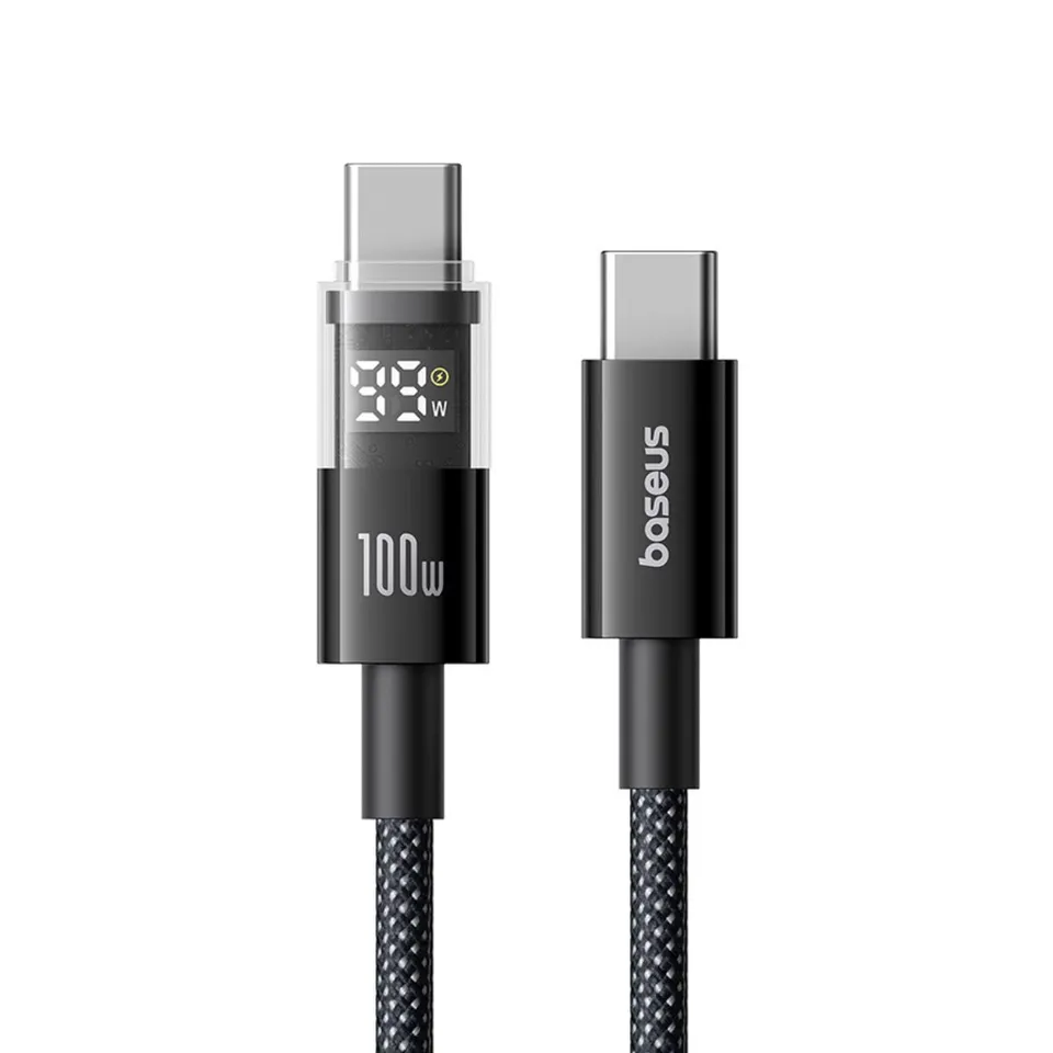 baseus-display-2-fast-charging-data-cable-usb-c-to-usb-c-100w image 1