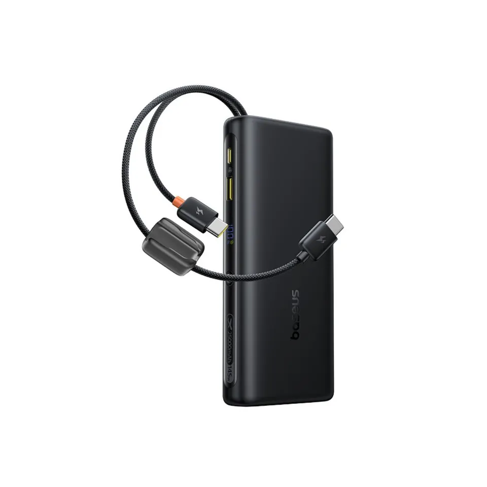 baseus-enerfill-fc41-145w-25000mah-power-bank-with-dual-built-in-cables image 1