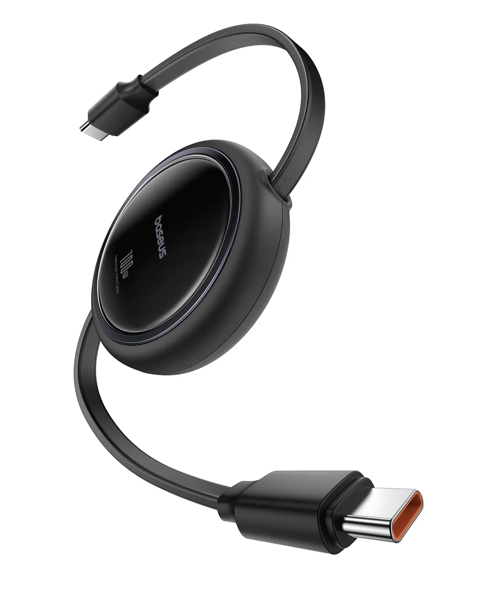 baseus-100w-retractable-usb-c-to-usb-c-cable-4-stage-length-preset-5a-fast-charg image 1
