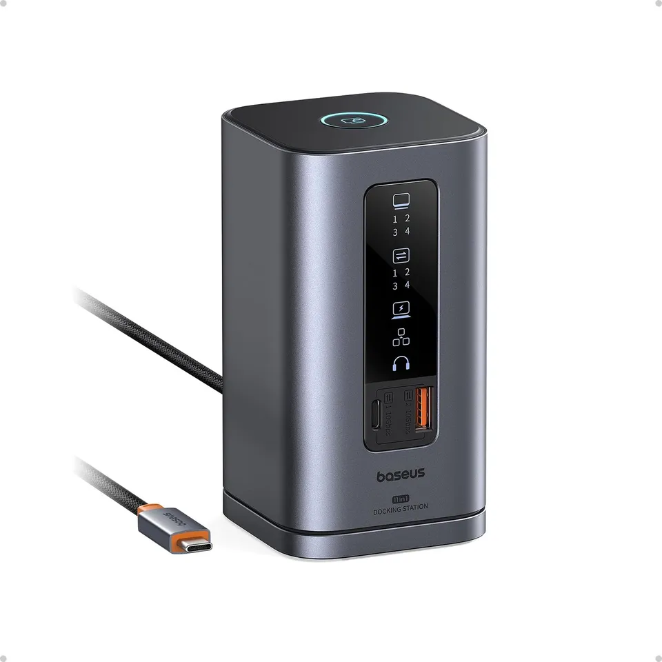 baseus-spacemate-11-in-1-usb-c-docking-station-triple-display-4k-10gbps-usb-100w image 1