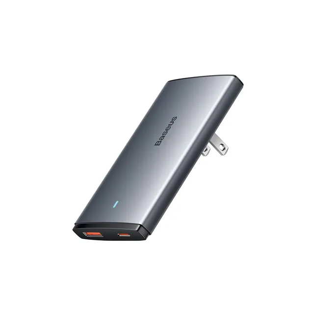 baseus-gan5-pro-65w-flat-usb-c-wall-charger-2-port image 1