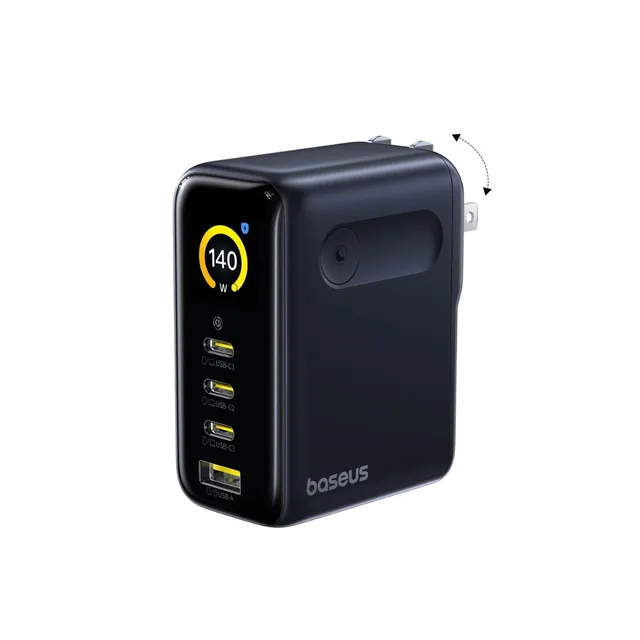 baseus-picogo-ah11-140w-fast-charger-3c-u-ultimate-multi-device-charging-with-di image 1