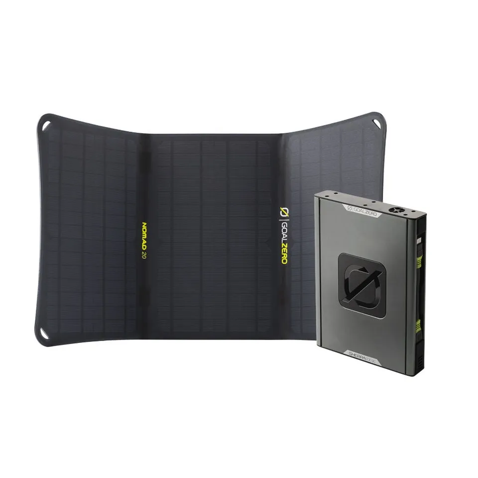 goal-zero-sherpa-100ac-nomad-20-solar-kit image 1