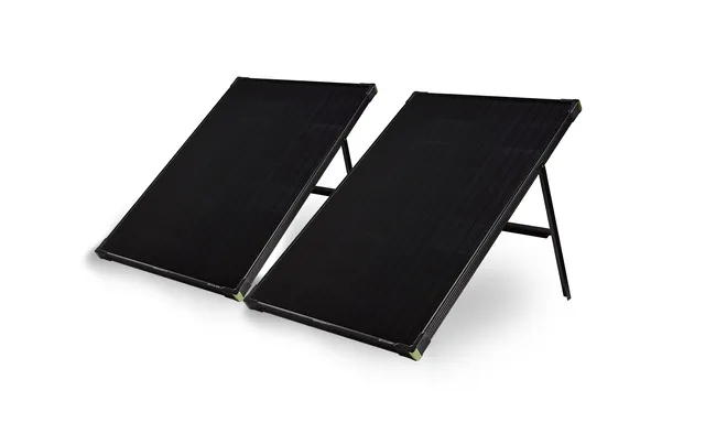 goal-zero-2-boulder-100-mountable-solar-panel-bundle-200w-with-combiner-extensio image 1