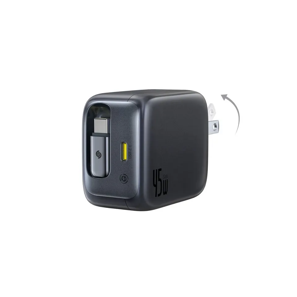 baseus-enercore-cj11-fast-charger-with-retractable-cable-2c-45w image 1