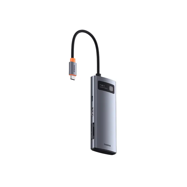 baseus-joystar-7-in-1-usb-c-hub-with-hdmi-sd-tf-card-reader-100w-pd image 1