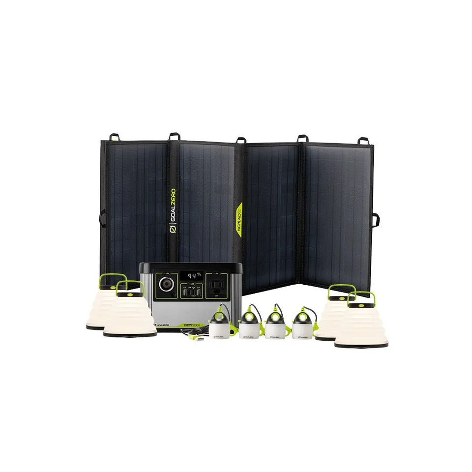 goal-zero-yeti-200x-nomad-50-lights-portable-power-station-kit image 1