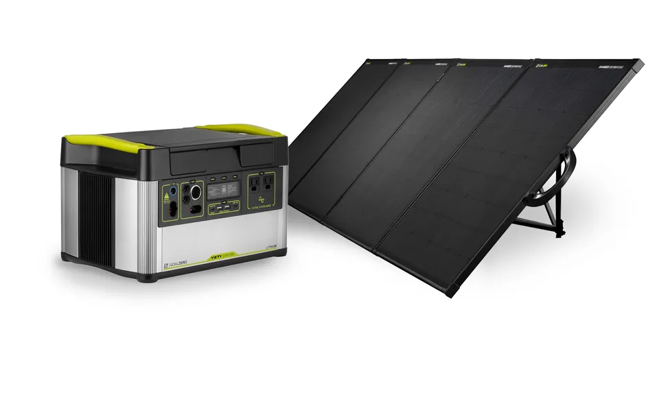 goal-zero-yeti-1000-core-ranger-300-bc-solar-generator-kit image 1