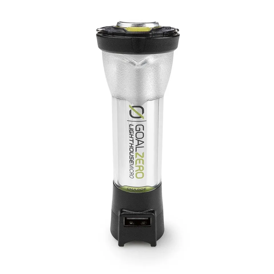 goal-zero-lighthouse-micro-charge-usb-rechargeable-lantern-with-phone-charger-ip image 1