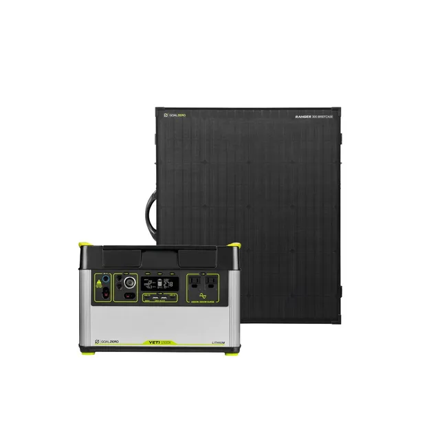 goal-zero-yeti-1500x-ranger-300-briefcase-solar-generator-open-box-300w-portable image 1