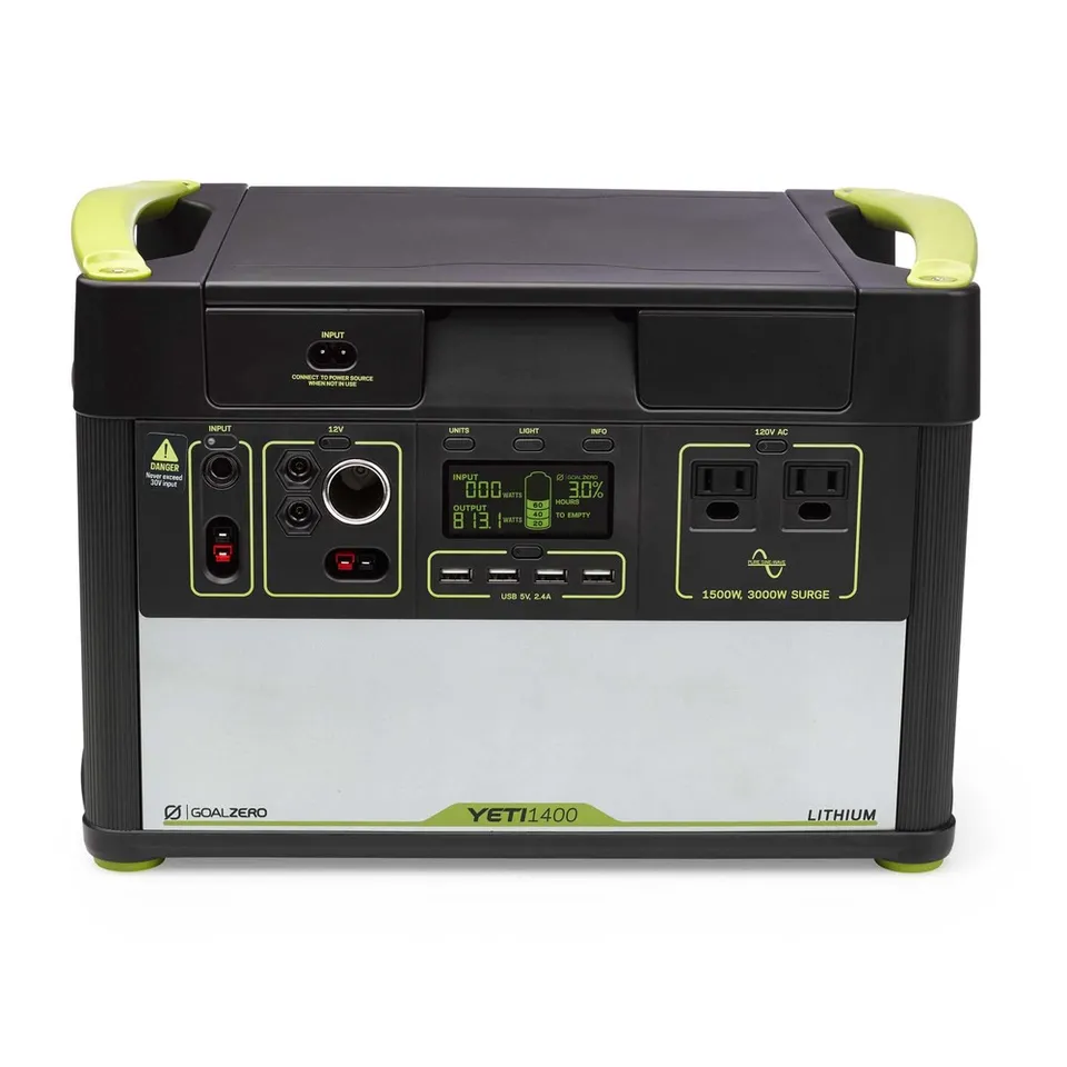 goal-zero-yeti-1400-lithium-portable-power-station-1425wh-no-longer-available image 1