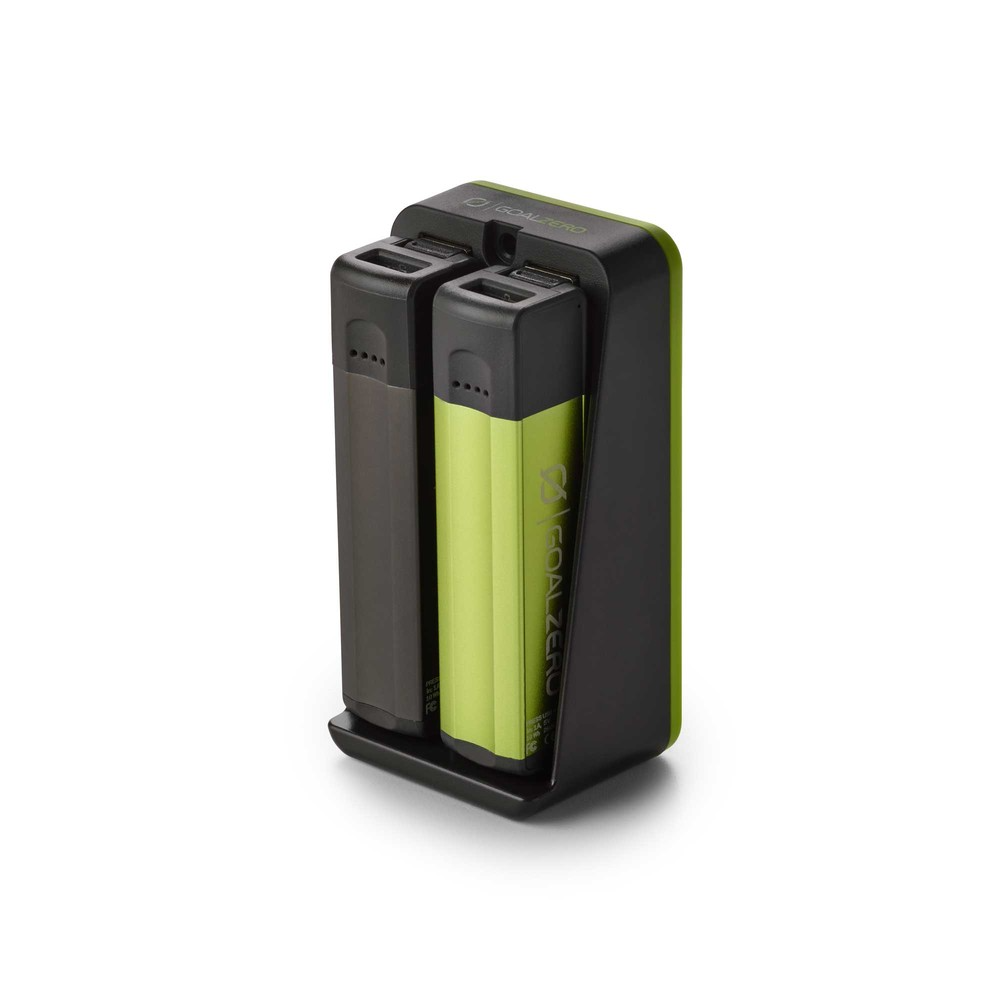 goal-zero-flip-10-dock-kit-with-two-flip-10-rechargers-and-charging-dock image 1