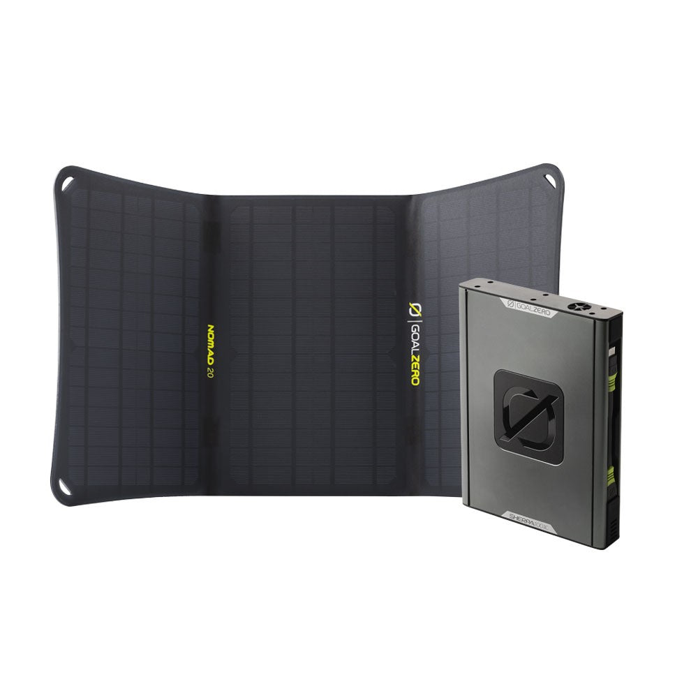 goal-zero-sherpa-100ac-nomad-20-solar-kit image 1
