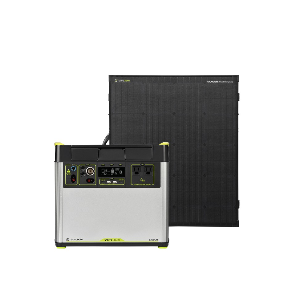 goal-zero-yeti-3000x-ranger-300-briefcase-solar-generator image 1