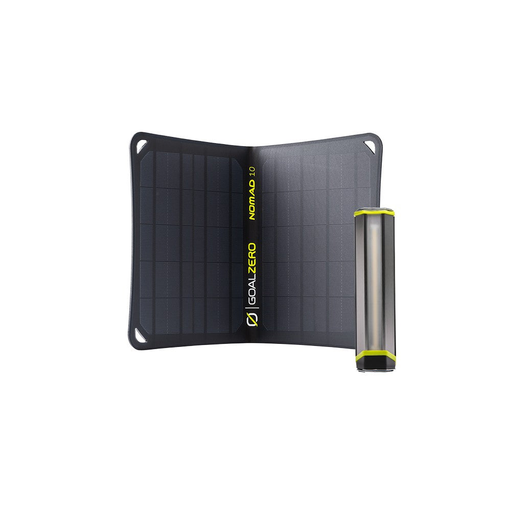 goal-zero-nomad-10-solar-panel-torch-500-multi-purpose-light-kit image 1