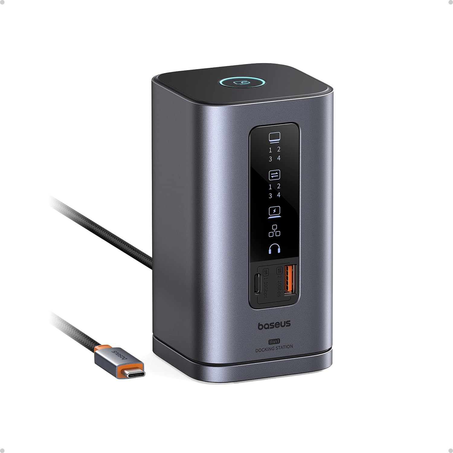 baseus-spacemate-11-in-1-usb-c-docking-station-triple-display-4k-10gbps-usb-100w image 1