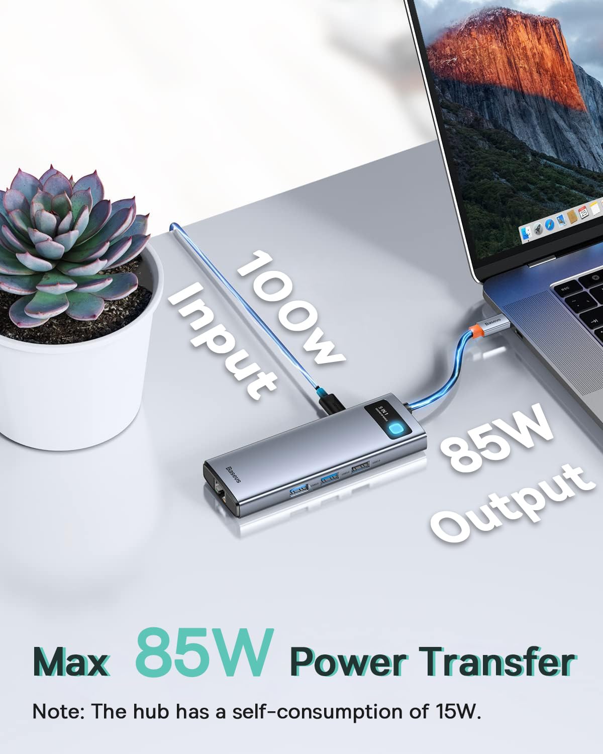 baseus-9-in-1-usb-c-docking-station-dual-monitor-4k-120hz-1000mbps-ethernet-85w- image 5