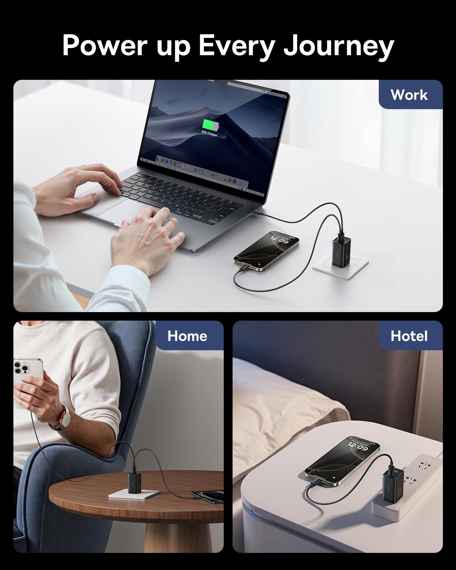 baseus-65w-usb-c-charger-block-2-pack-gan-pps-3-port-foldable-fast-charger image 6
