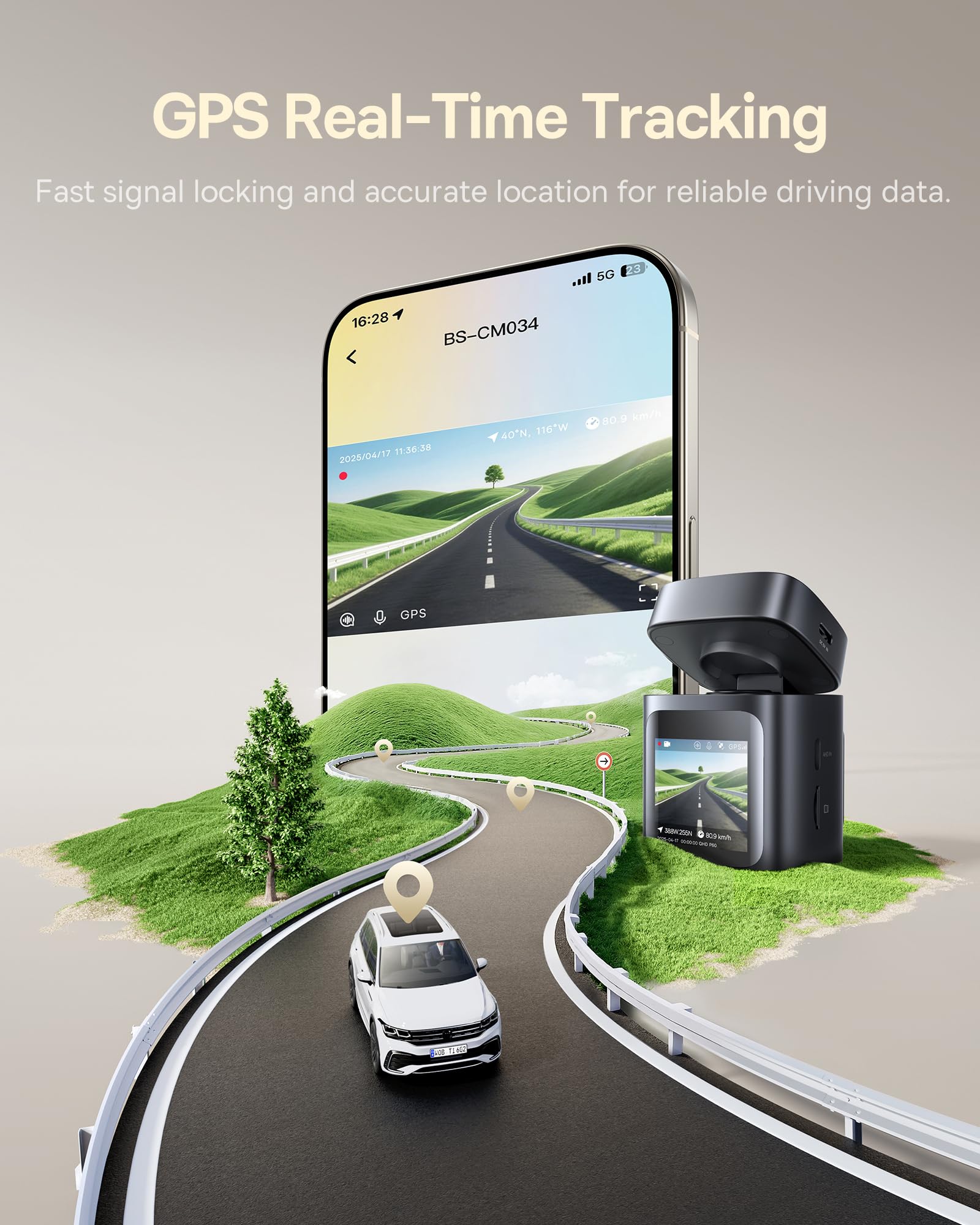 baseus-vd1-pro-solar-dash-cam-front-and-rear-4k-1080p-with-parking-mode image 6