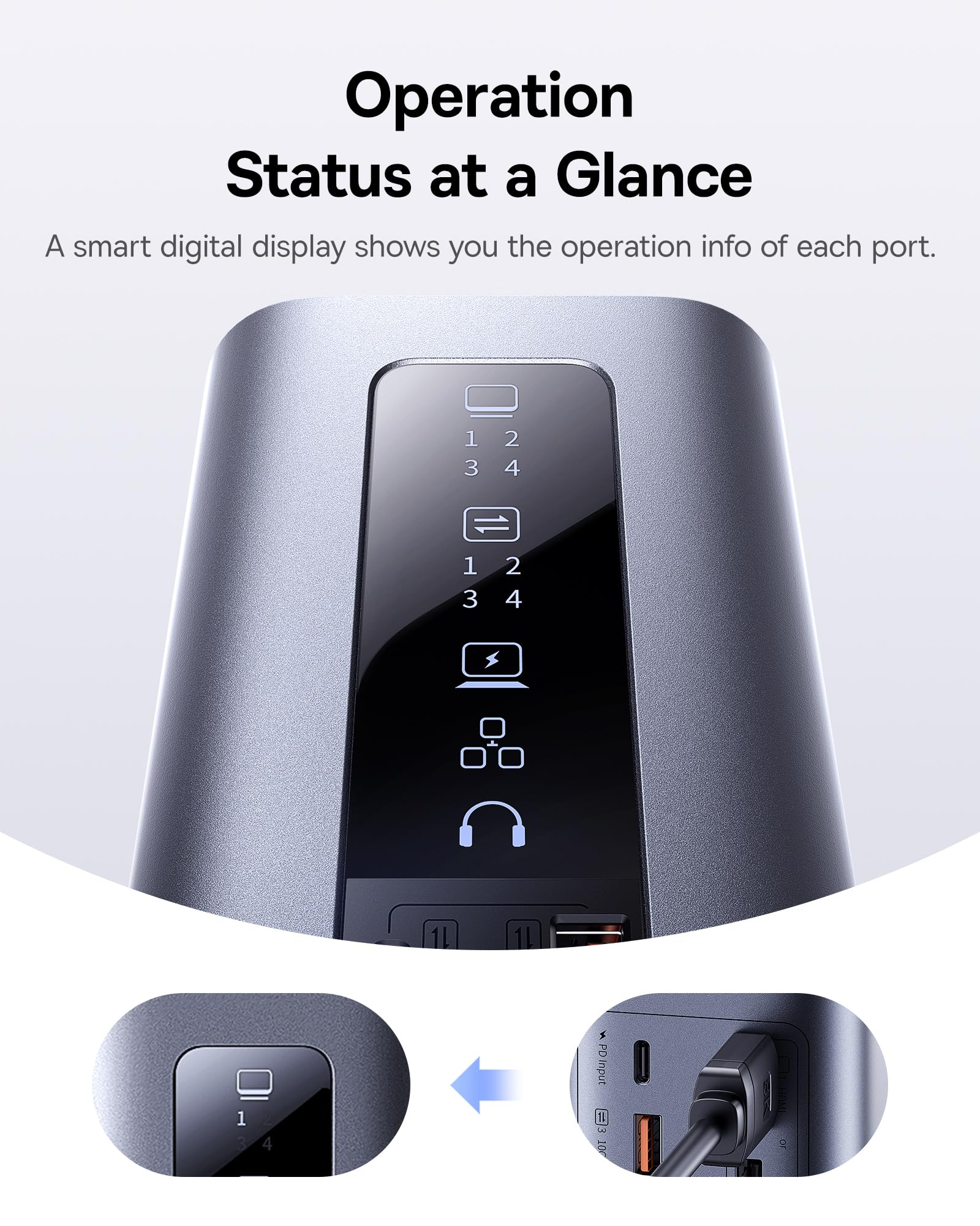 baseus-spacemate-11-in-1-usb-c-docking-station-with-triple-4k-display-100w-pd image 5