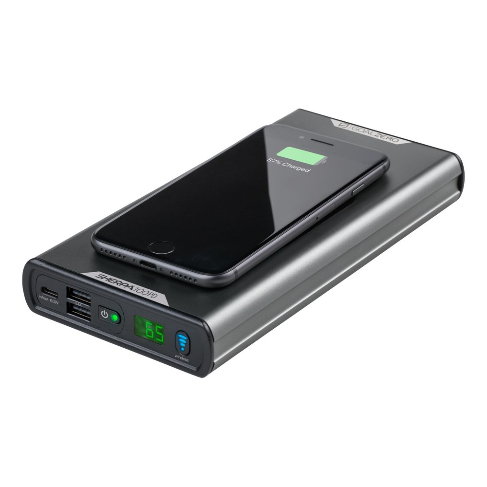 goal-zero-sherpa-100pd-power-bank-65w-usb-c-charger-tech-kit-previous-version image 3