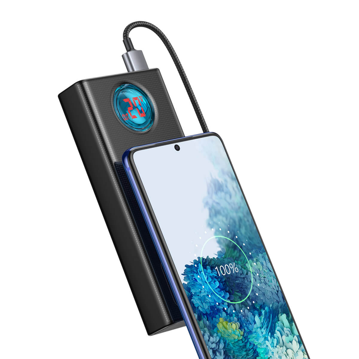 baseus-amblight-power-bank-65w-30000mah-with-led-display-and-5-output-charging image 5