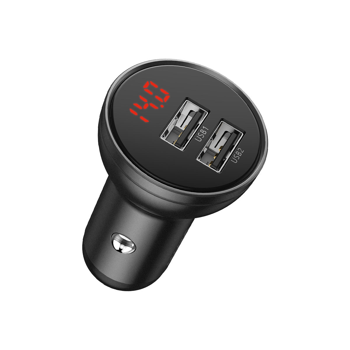 baseus-dual-usb-a-car-charger-24w-4-8a-with-voltage-display image 4