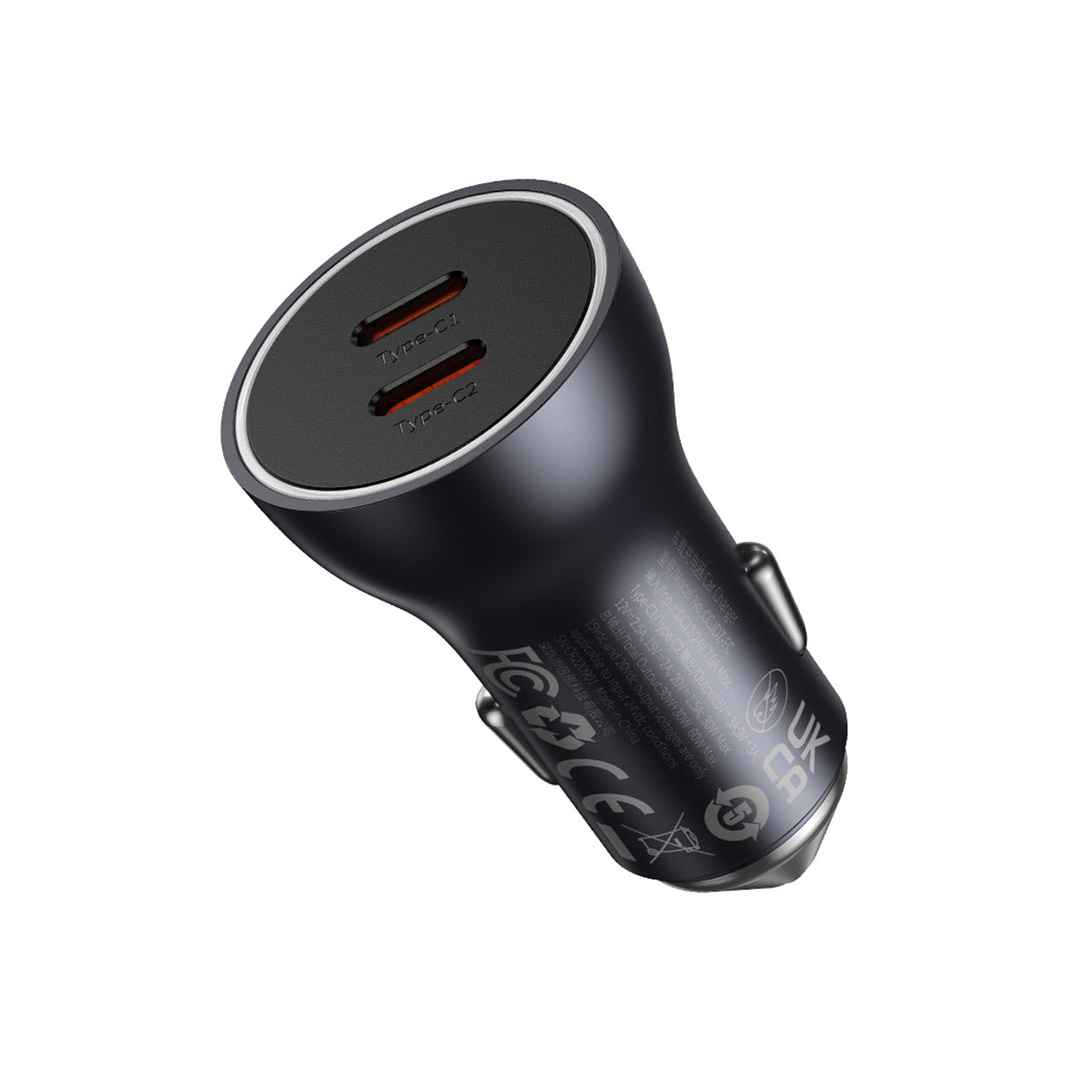 baseus-dual-usb-c-car-charger-60w image 4