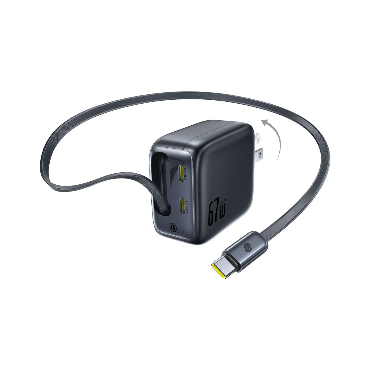 baseus-enercore-cj11-fast-charger-with-retractable-cable-3c-67w image 2