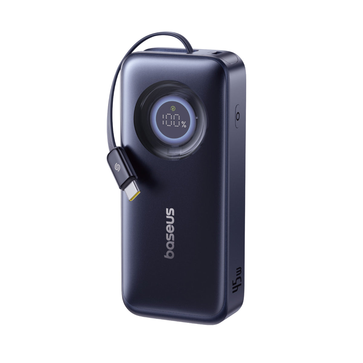baseus-enercore-cr11-10000mah-45w-power-bank-with-retractable-usb-c-cable image 2