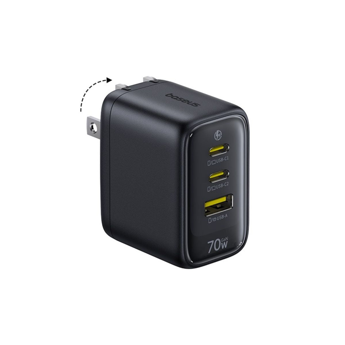 baseus-enerfill-fe22-gan6-70w-fast-charger-2c-u image 2