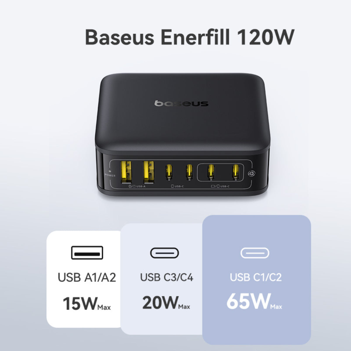 baseus-enerfill-fh21-desktop-charging-station-120w-gan-6-port-4c-2u image 7