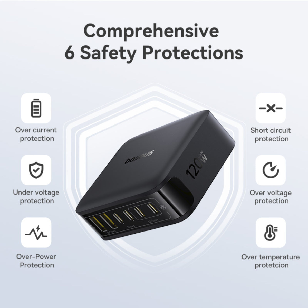 baseus-enerfill-fh21-desktop-charging-station-120w-gan-6-port-4c-2u image 8