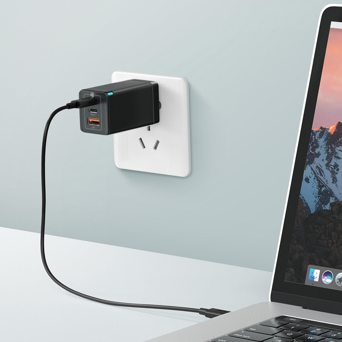 baseus-gan2-65w-3-port-usb-c-fast-wall-charger image 7