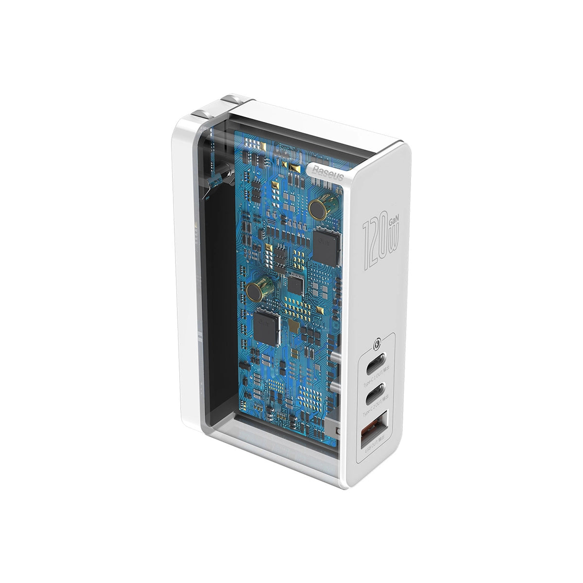 baseus-gan2-pro-120w-3-port-usb-c-fast-wall-charger image 5