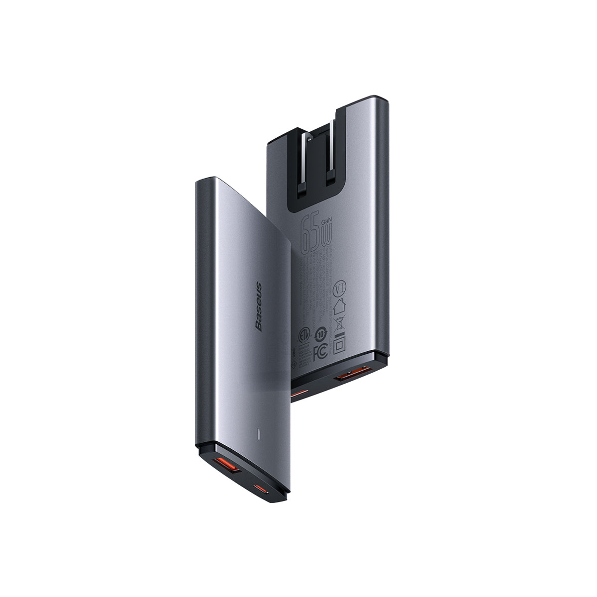 baseus-gan5-pro-65w-flat-usb-c-wall-charger-2-port image 8