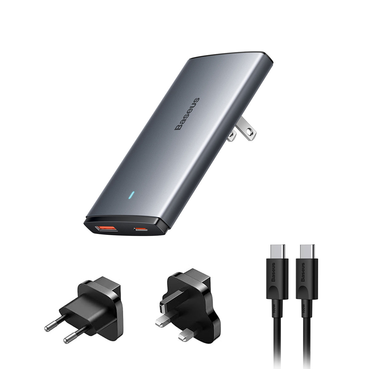 baseus-gan5-pro-65w-usb-c-travel-adapter-with-us-uk-eu-plugs image 6