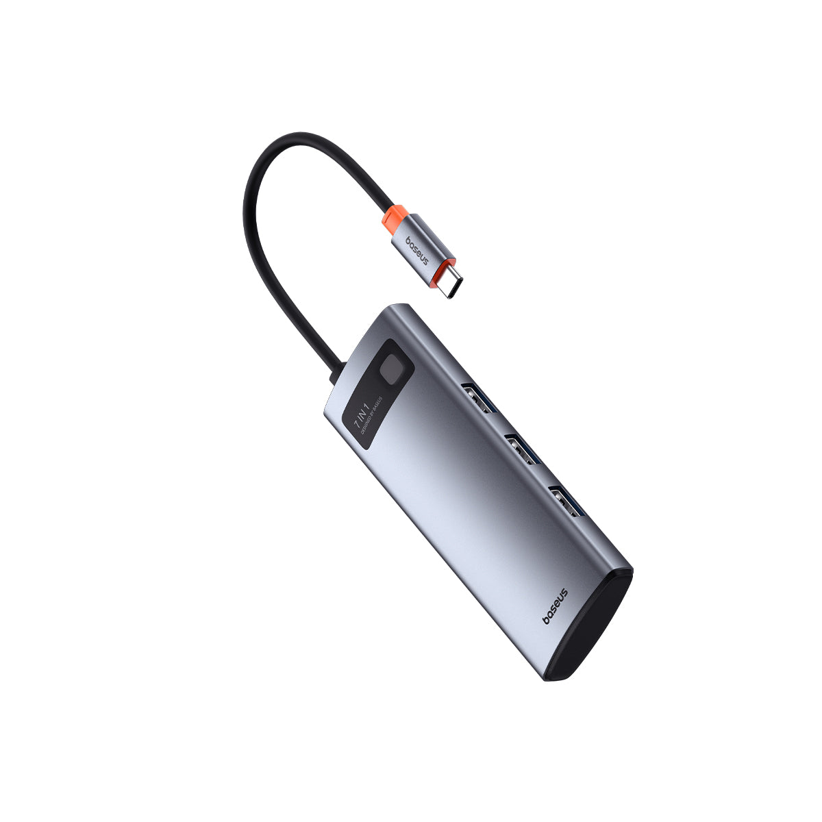 baseus-joystar-7-in-1-usb-c-hub-with-hdmi-sd-tf-card-reader-100w-pd image 2