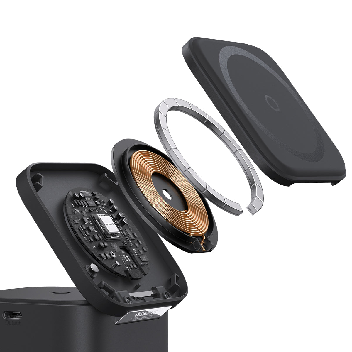 baseus-magpro-2-in-1-magnetic-wireless-charger-25w image 6