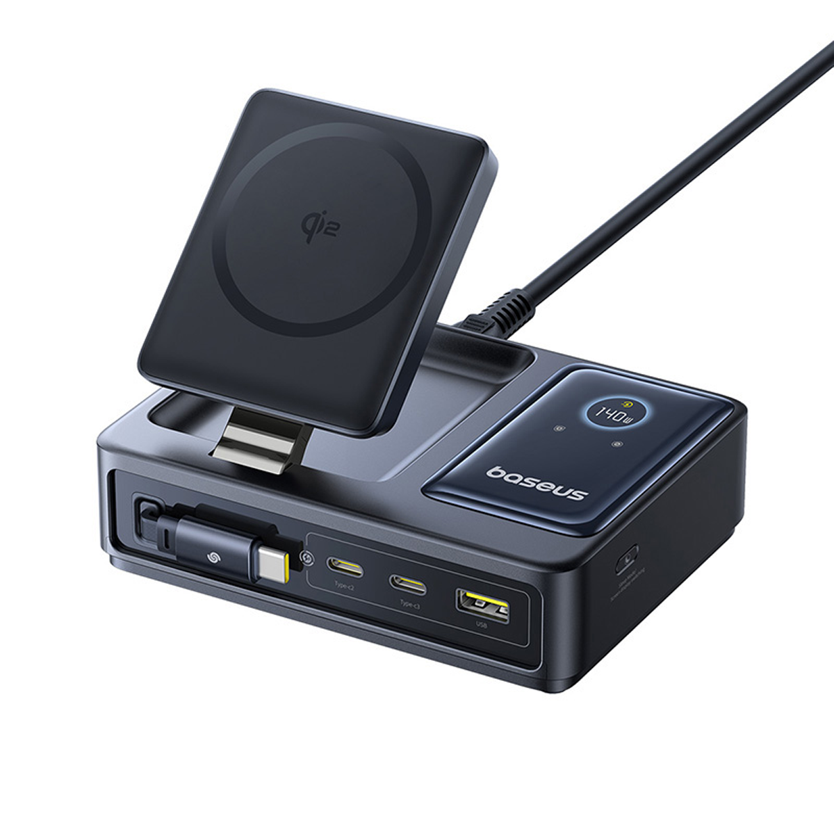 baseus-nomos-5-in-1-desktop-charger-qi2-140w image 1