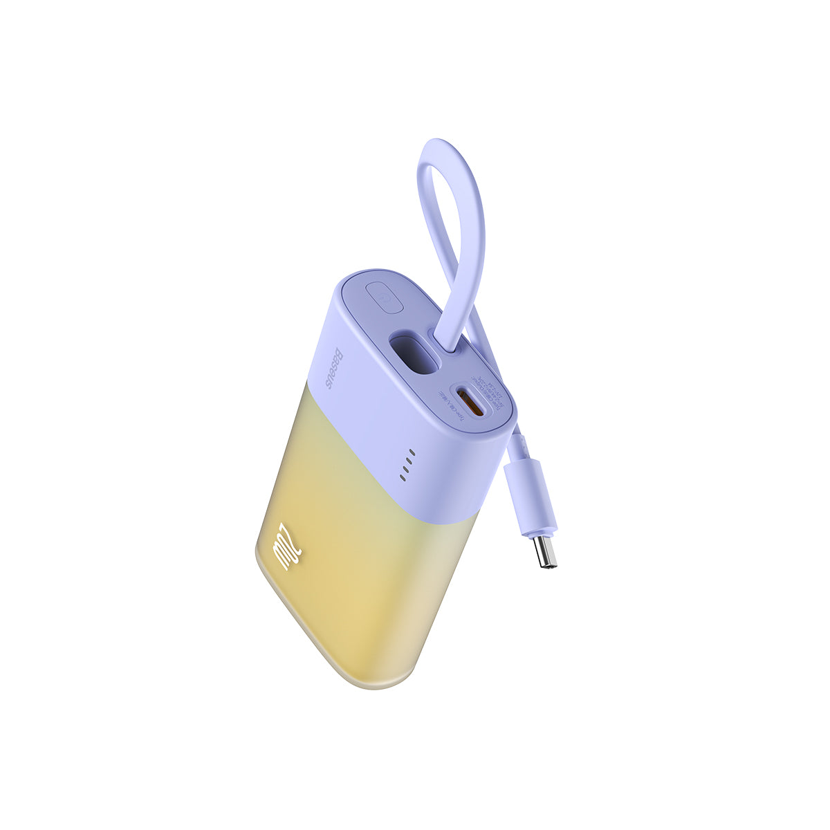 baseus-popsicle-usb-c-power-bank-20w-5200mah-built-in-cable-compact-and-travel-f image 6