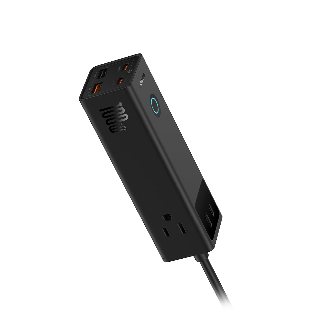 baseus-powercombo-pro-7-port-power-strip-100w-gan-charging-station image 2