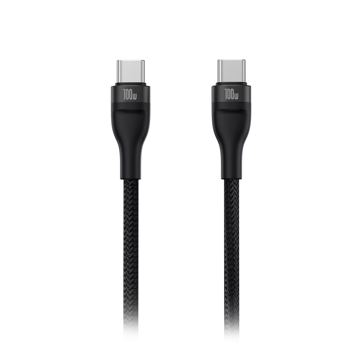 baseus-flash-2-in-1-usb-c-cable-100w-4-9ft-150cm-dual-device-fast-charging-and-d image 2