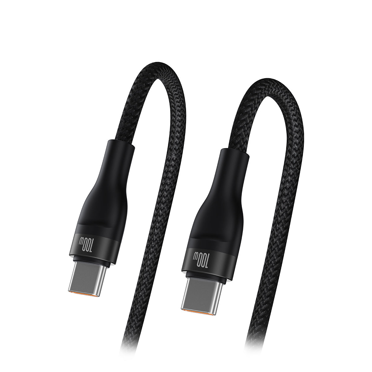 baseus-flash-2-in-1-usb-c-cable-100w-4-9ft-150cm-dual-device-fast-charging-and-d image 3